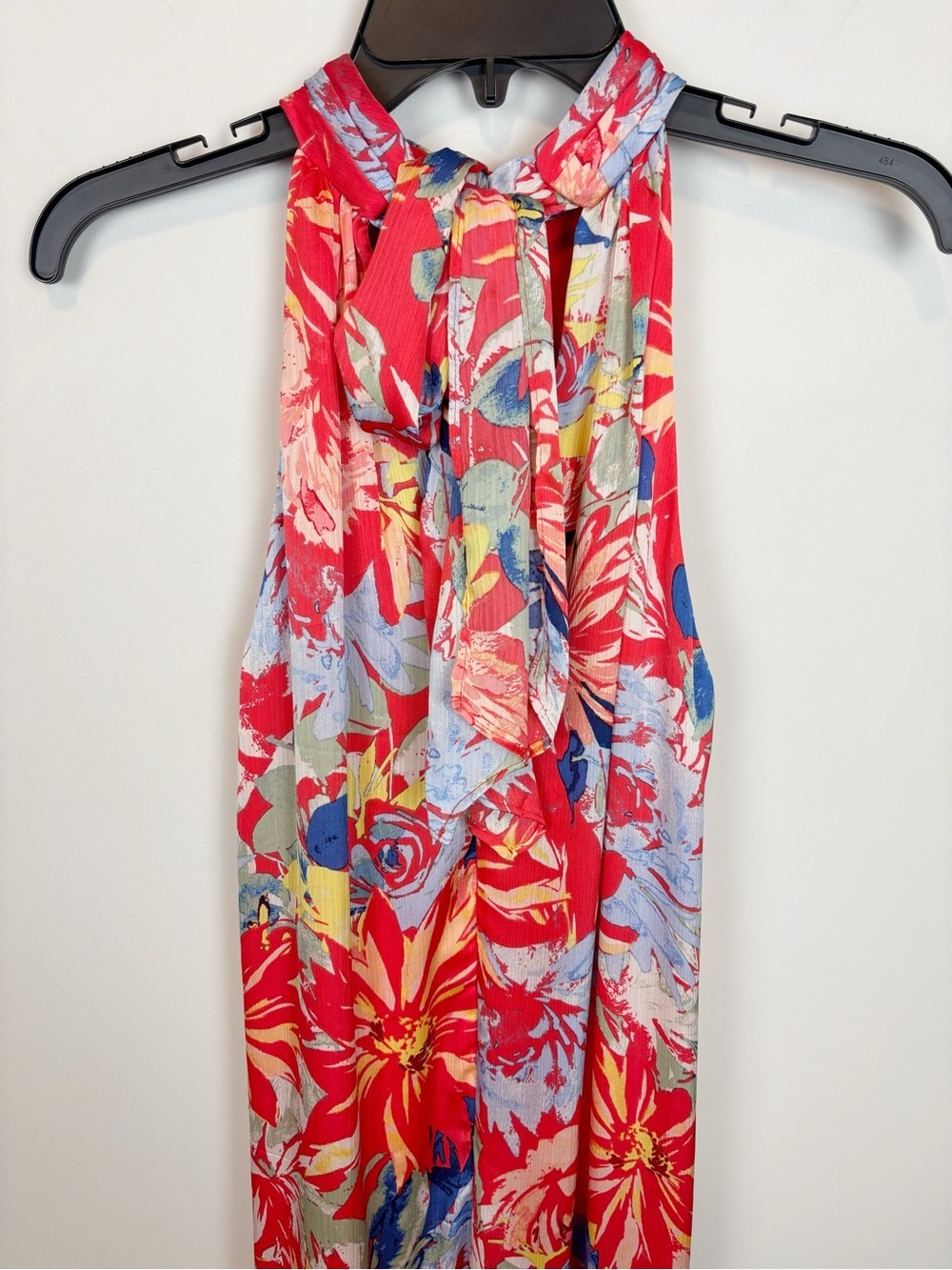 Vince Camuto Oscar Halterneck Tiered Maxi Dress Size M - Picture 5 of 11